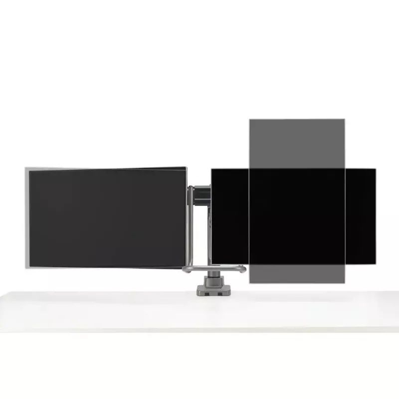 Brazo para doble monitor Kensington SmartFit K58272WW pinza/ojal 18 kg