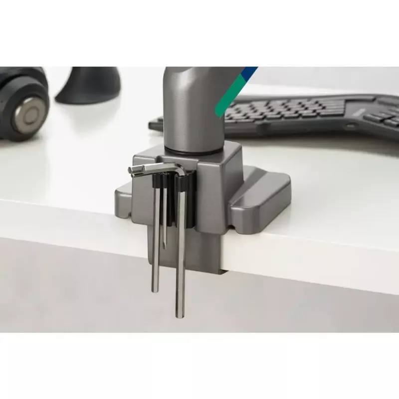 Brazo para doble monitor Kensington SmartFit K58272WW pinza/ojal 18 kg