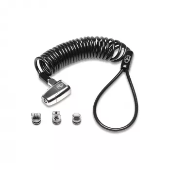 Candado de seguridad portátil universal con llave para portátil Kensington ClickSafe 2.0