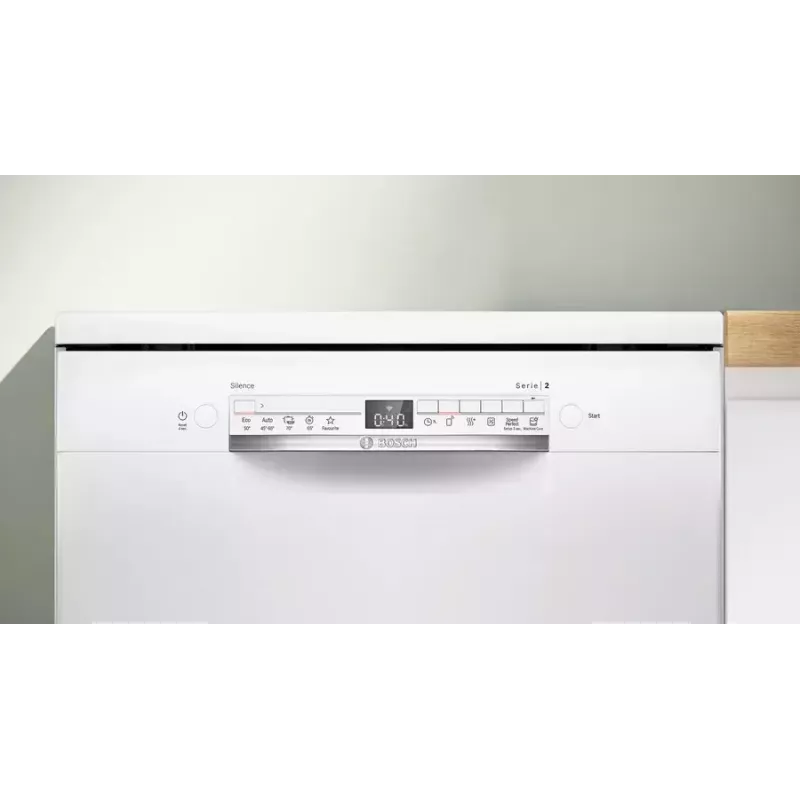 Lavavajillas independiente Bosch Serie 2 SMS2ITW09E — 13 cubiertos, 46 dB, 60 cm, secado por intercambiador de calor