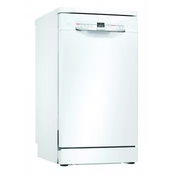 Lavavajillas independiente Bosch SPS40E22EU, Slimline 45 cm, 9 cubiertos, 5 programas, 48 dB, blanco