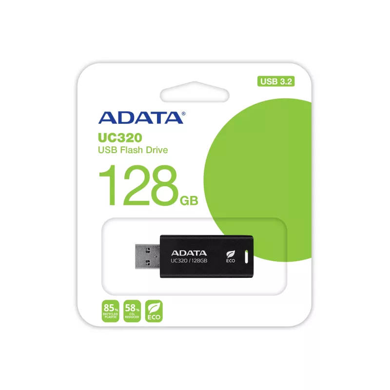 ADATA UC320 USB 128 GB USB Type-A 3.2 Gen 1 (3.1 Gen 1) Negro