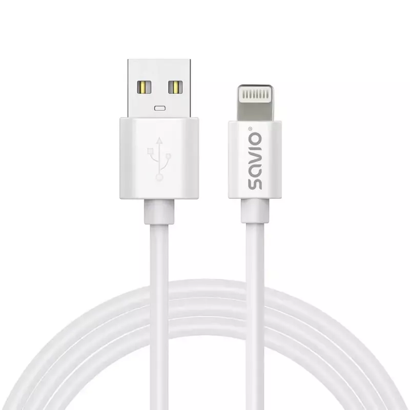 Cable USB Savio CL-192 1m USB A USB 2.0 Blanco