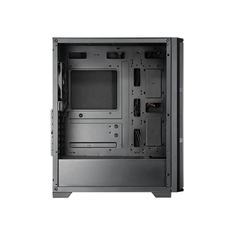 Chieftec AS-02B-OP Caja de ordenador Midi Tower Negro
