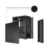 Chieftec AS-02B-OP Caja de ordenador Midi Tower Negro