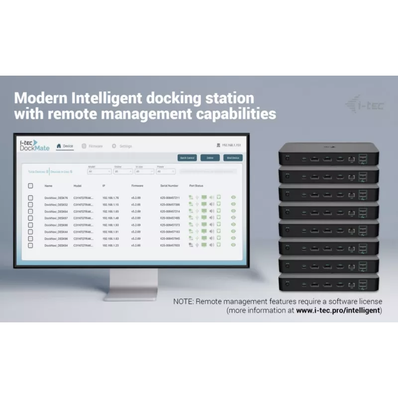 Estación de acoplamiento I-tec USB-C Intelligent Triple Display + Power Delivery 100W