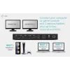 ITEC i-tec USB-C KVM Dock PRO para tres hosts, Dual-Video, 2x Power Delivery (máx. 92W), USB 3.2, 10 Gbit/s, Gigabit-Ethernet