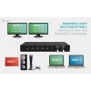 ITEC i-tec USB-C KVM Dock PRO para tres hosts, Dual-Video, 2x Power Delivery (máx. 92W), USB 3.2, 10 Gbit/s, Gigabit-Ethernet