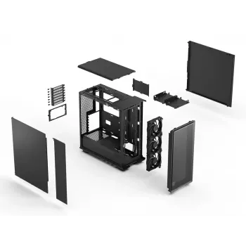 Caja de PC Fractal Design Epoch Negro Solid Midi Tower Negro