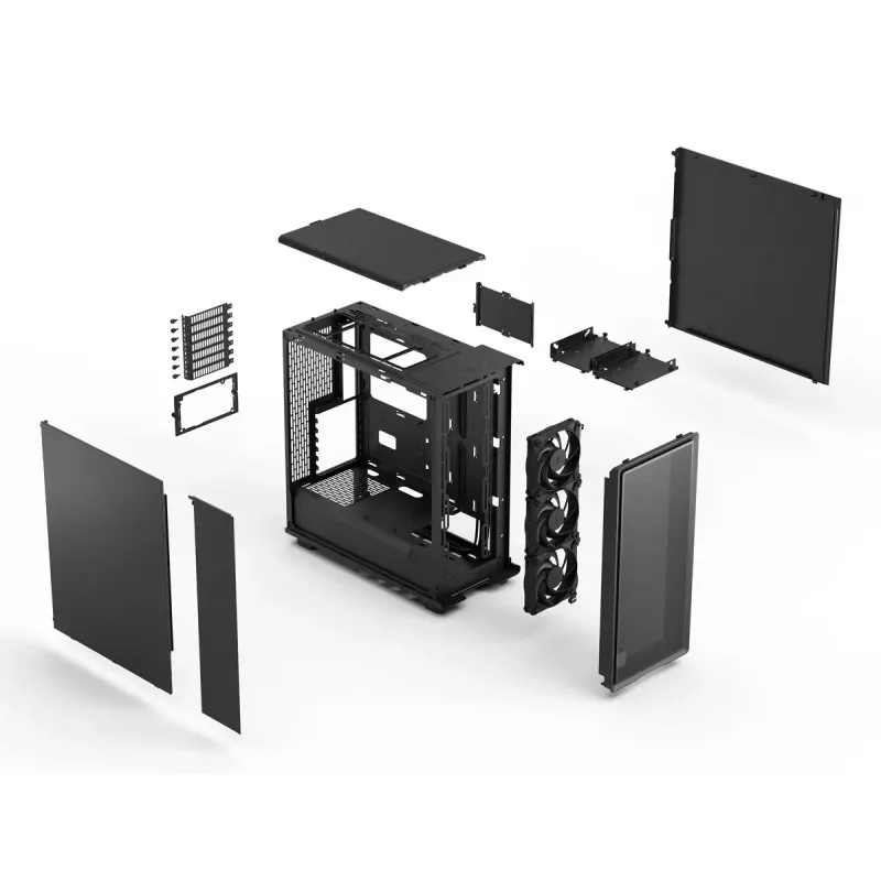 Caja de PC Fractal Design Epoch Negro Solid Midi Tower Negro