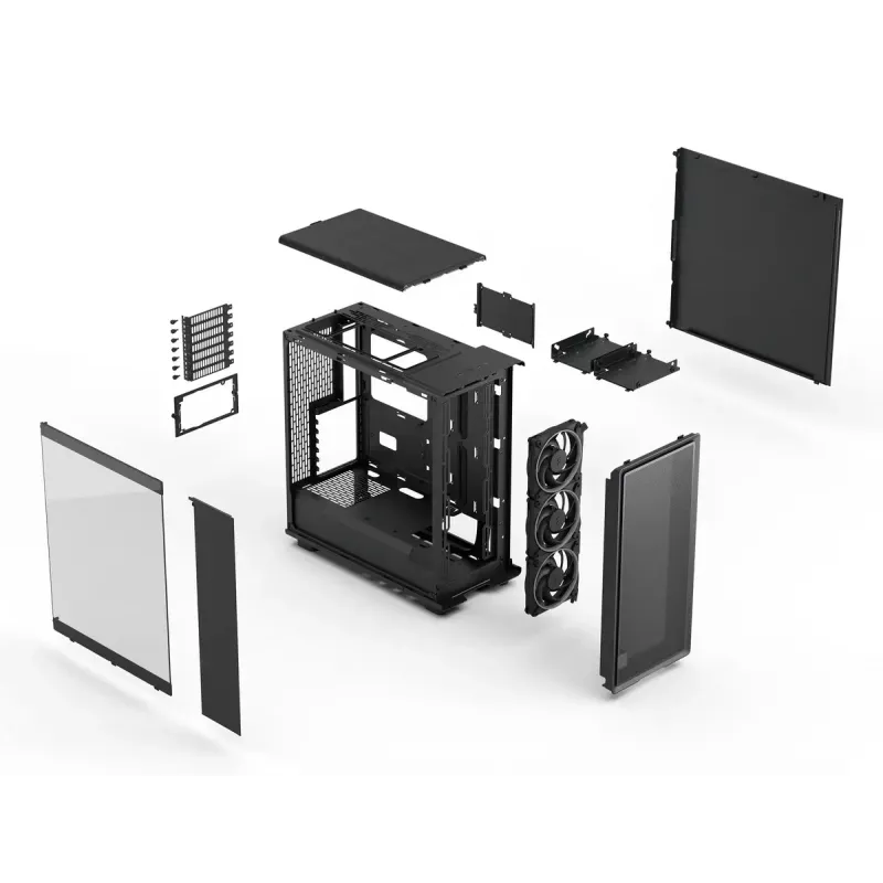 Caja de PC Fractal Design Epoch Negro TG RGB Light Tint Midi Tower Negro