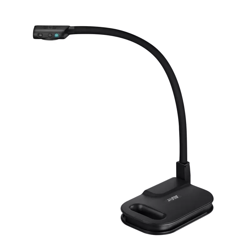 AVer AVerVision U50+ cámara de documentos, 8 MP CMOS, 1080p, 60 fps, zoom digital 16x, USB 2.0, negra