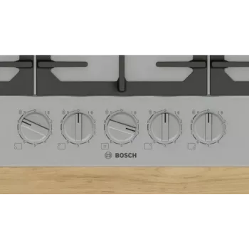 Placa Bosch Serie 6 PCQ7A5I90 integrable acero inoxidable 75 cm gas 5 zonas