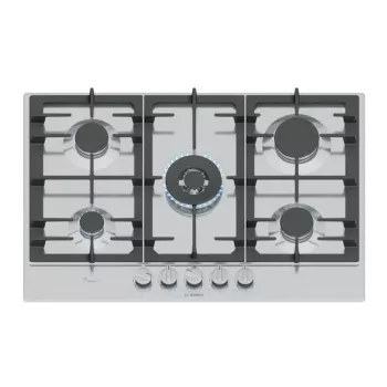 Placa Bosch Serie 6 PCQ7A5I90 integrable acero inoxidable 75 cm gas 5 zonas