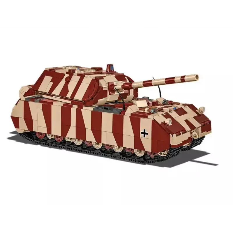 Bloques de construcción Cobi tanque Panzer VIII Maus maqueta escala 1:35 COBI-3138, reproducción detallada de vehículo militar