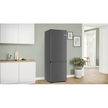 Frigorífico combi Bosch Serie 4 KGN49OCAF, independiente, 440 L de volumen total, antracita, No Frost