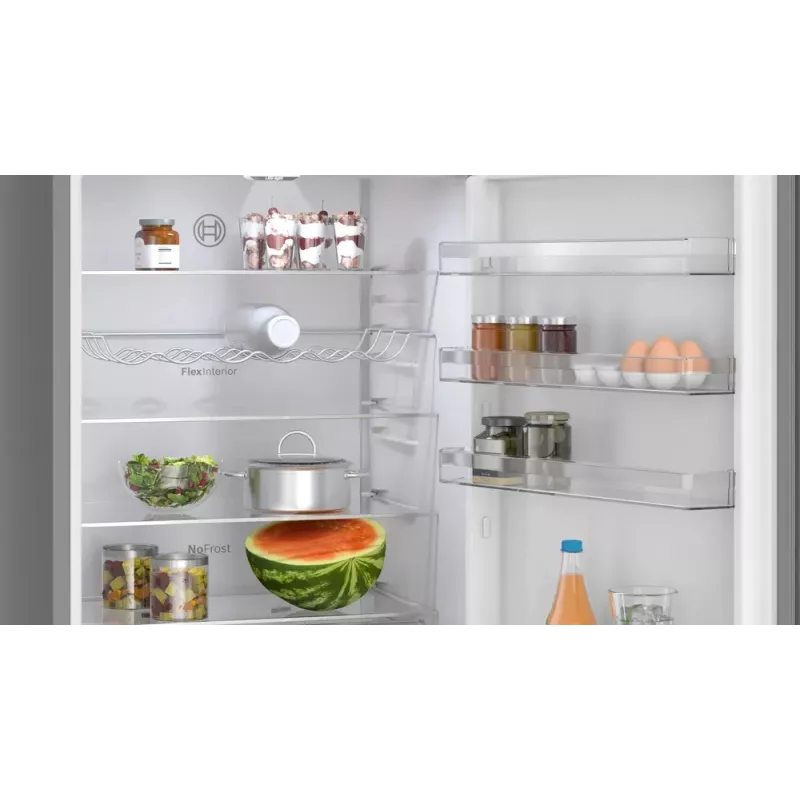 Frigorífico combi Bosch Serie 4 KGN49OCAF, independiente, 440 L de volumen total, antracita, No Frost