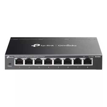 Conmutador de red TP-Link Omada ES208G Managed L2 Gigabit Ethernet (10/100/1000) negro