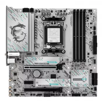 Placa base MSI B850M GAMING PLUS WIFI — AMD B850, socket AM5, micro ATX, DDR5, 4x DIMM, 3x M.2, Wi‑Fi 7, 5 Gb LAN