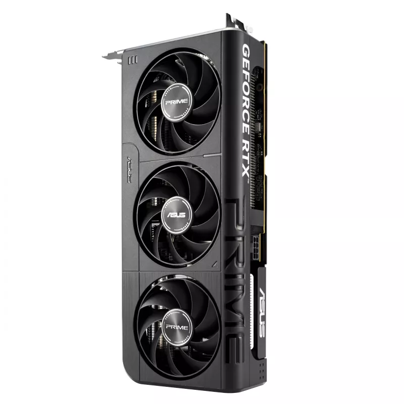 Tarjeta gráfica ASUS GeForce RTX 5060 — 8 GB GDDR7, 128 bits, PCIe 5.0, 3x DisplayPort 2.1b + 1x HDMI 2.1b, 2595 MHz OC, 3 ventiladores, 268,3 mm