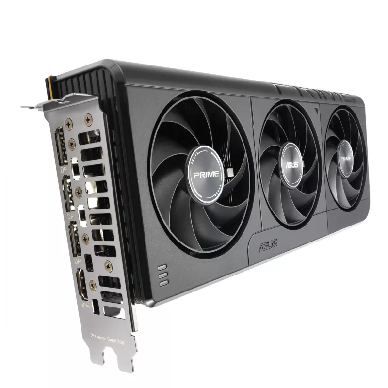 Tarjeta gráfica ASUS GeForce RTX 5060 — 8 GB GDDR7, 128 bits, PCIe 5.0, 3x DisplayPort 2.1b + 1x HDMI 2.1b, 2595 MHz OC, 3 ventiladores, 268,3 mm