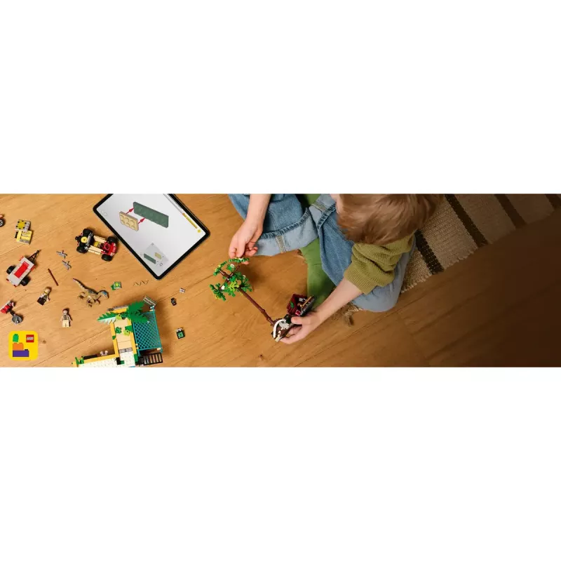 Set LEGO Jurassic World 76973 — Raptor y Titanosaurus con 3 figuras, 582 piezas, a partir de 7 años