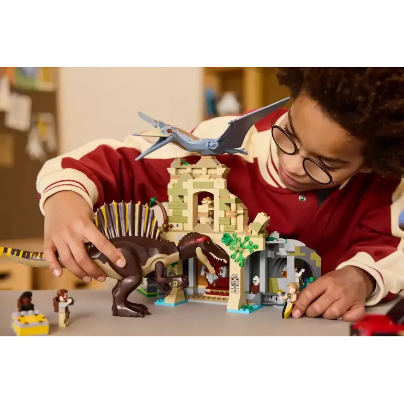 LEGO Jurassic World Air Mission con Quetzalcoatlus y Spinosaurus 76976 – 984 piezas, 4 minifiguras, edad 8+