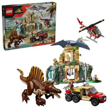 LEGO Jurassic World Air Mission con Quetzalcoatlus y Spinosaurus 76976 – 984 piezas, 4 minifiguras, edad 8+