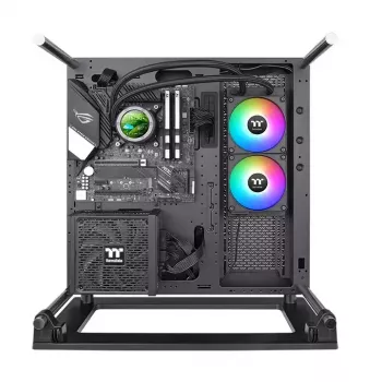 Kit de refrigeración líquida Thermaltake CL-W414-PL12SW-A 12 cm negro