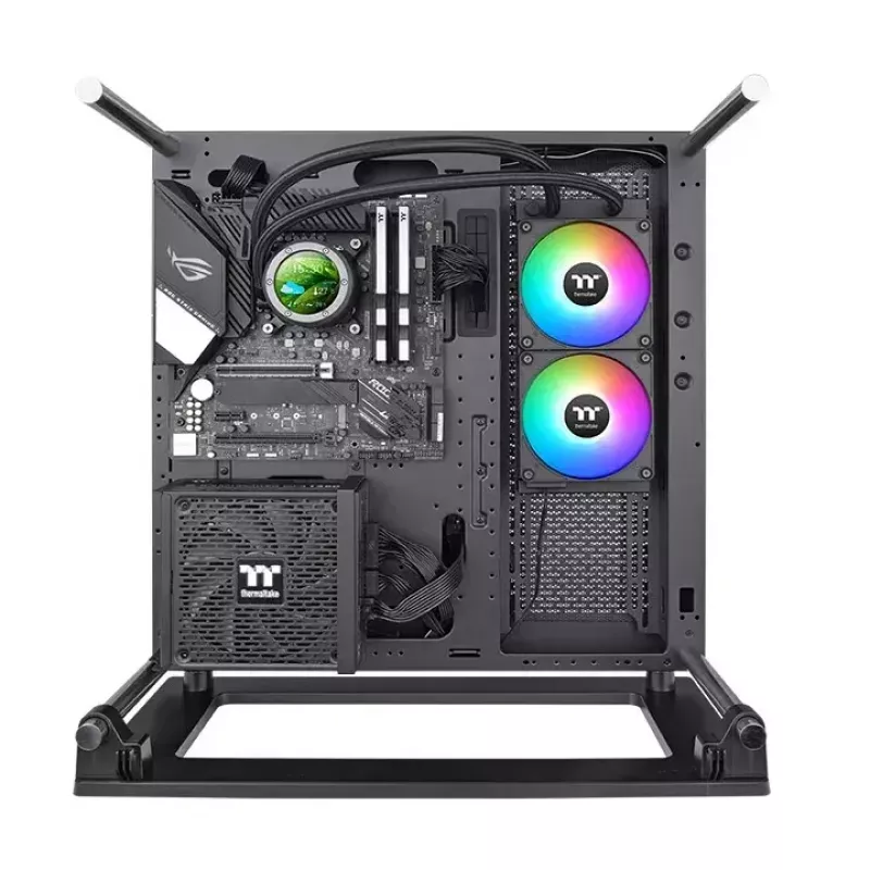 Kit de refrigeración líquida Thermaltake CL-W414-PL12SW-A 12 cm negro
