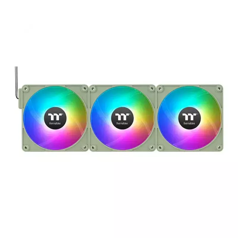 Ventilador Thermaltake CT120 EX ARGB Sync Matcha Green 12cm 68cfm hidráulico