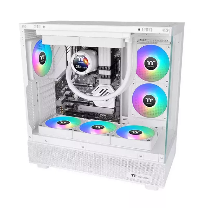 Ventilador de refrigeración para PC Thermaltake CT140 EX ARGB Sync blanco (pack de 3)