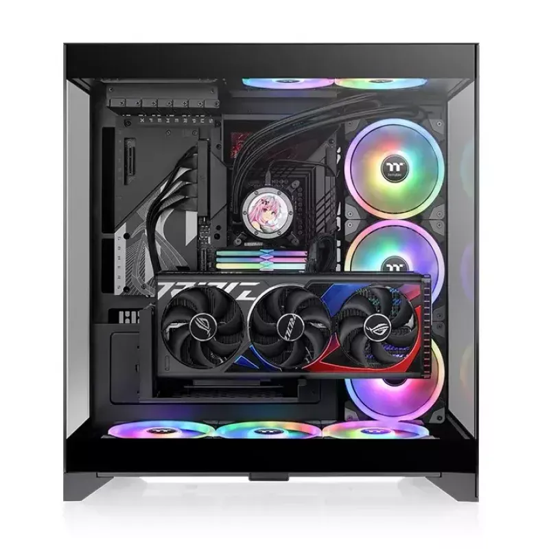 Caja para PC Thermaltake CTE E550 TG Midi Tower negra