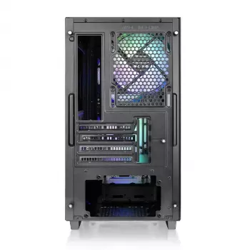 Caja para PC Thermaltake Versa H16 TG ARGB Micro Tower negra