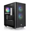Caja para PC Thermaltake Versa H16 TG ARGB Micro Tower negra