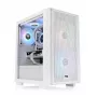 Caja para PC Thermaltake Versa H16 TG ARGB Micro Tower blanca