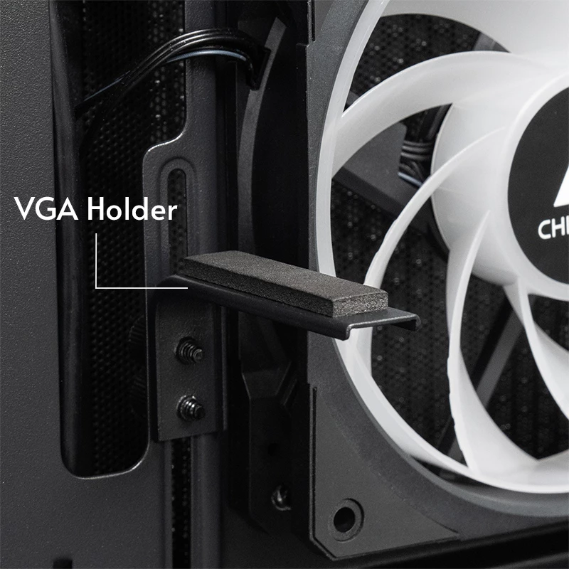 Caja para PC Chieftec GT-01B-OP Midi Tower negra
