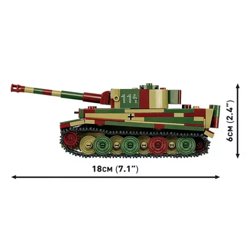 Cobi Pz.Kpfw. VI Tiger Ausf. E set de construcción, 1:48, 422 piezas
