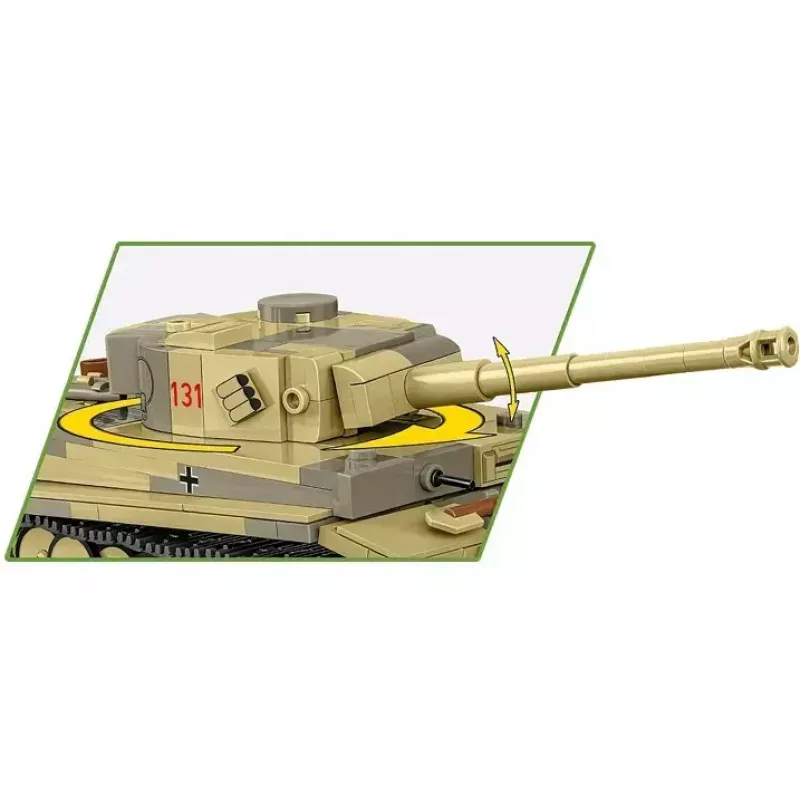 Set de construcción Cobi Panzer VI Tiger I 442 piezas modelo COIB-2734