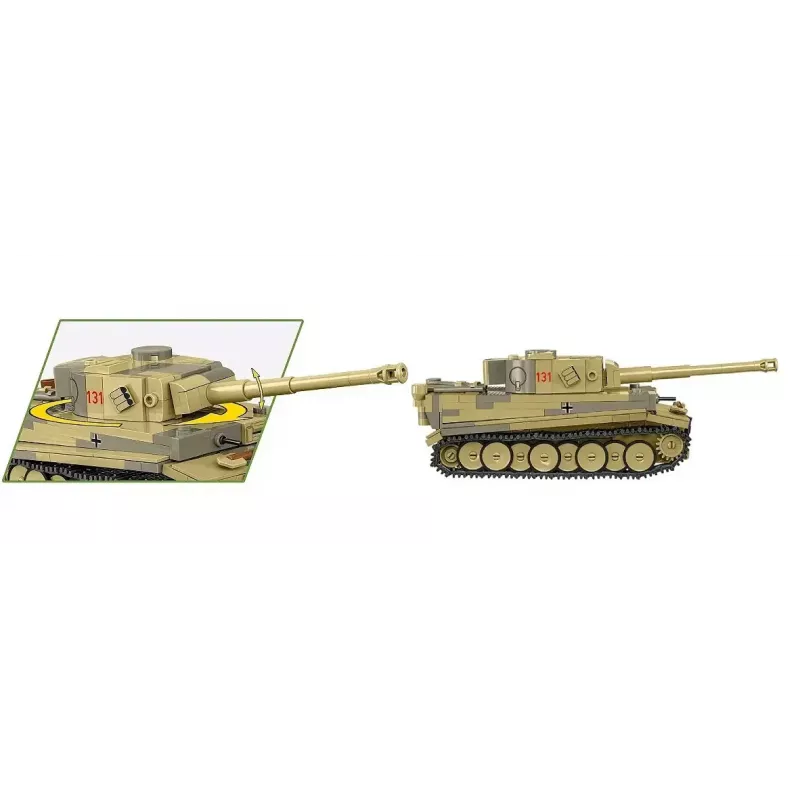 Set de construcción Cobi Panzer VI Tiger I 442 piezas modelo COIB-2734