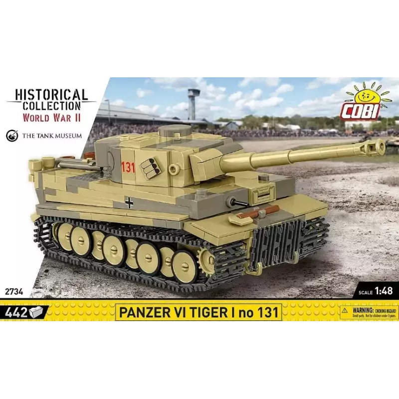 Set de construcción Cobi Panzer VI Tiger I 442 piezas modelo COIB-2734