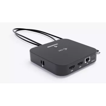 Adaptador USB-C Dual HDMI ITEC C31DUALHDMIDPD100 — dual HDMI 4K@60Hz, USB-C Power Delivery 100W