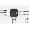 Adaptador USB-C Dual HDMI ITEC C31DUALHDMIDPD100 — dual HDMI 4K@60Hz, USB-C Power Delivery 100W