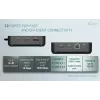 Adaptador USB-C DisplayPort a Dual-HDMI ITEC C31TRIPLEVIDEODPPRO 4K 60Hz, 100W Power Delivery