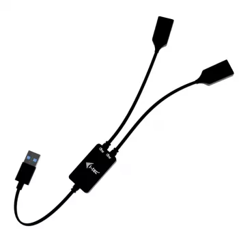 Hub USB-A ITEC U3CBLHUB2A — 2 puertos, USB 3.0 hasta 5 Gbit/s