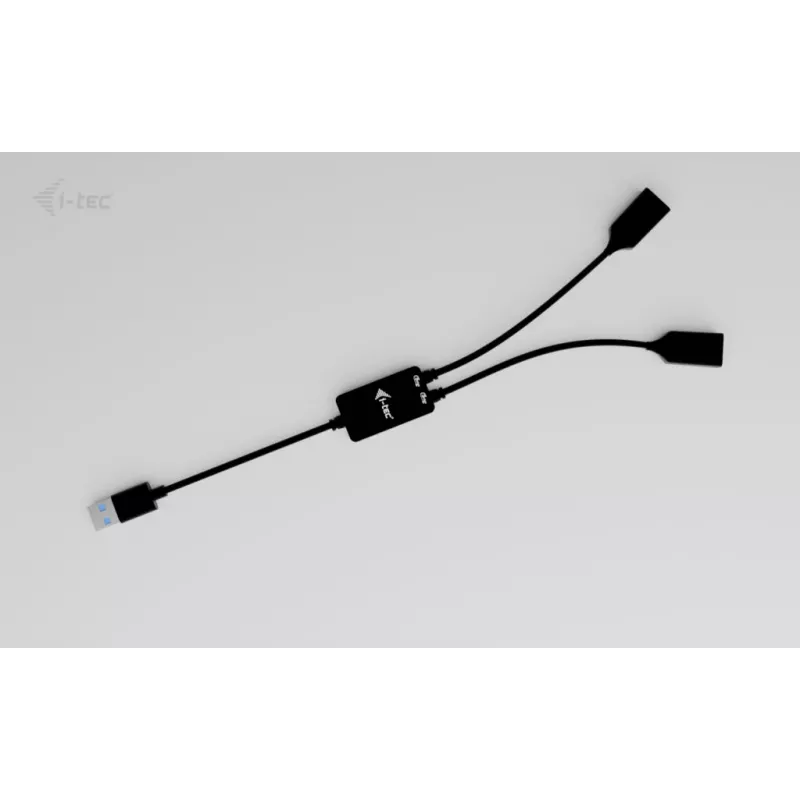 Hub USB-A ITEC U3CBLHUB2A — 2 puertos, USB 3.0 hasta 5 Gbit/s