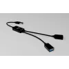 Hub USB-A ITEC U3CBLHUB2A — 2 puertos, USB 3.0 hasta 5 Gbit/s