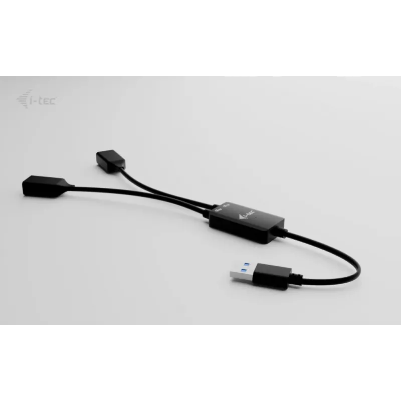 Hub USB-A ITEC U3CBLHUB2A — 2 puertos, USB 3.0 hasta 5 Gbit/s