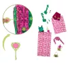 Set de juego Monster High Skulltimate Secrets Garden Mysteries, muñeca Venus McFlytrap con más de 19 sorpresas