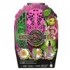 Set de juego Monster High Skulltimate Secrets Garden Mysteries, muñeca Venus McFlytrap con más de 19 sorpresas
